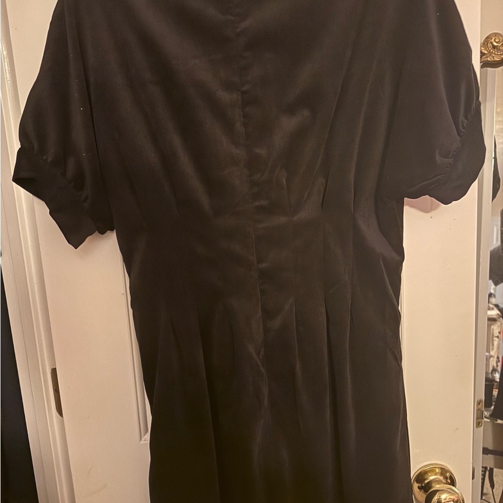 fab'rik Shawn Peter Pan Collar Dress - BLACK large - Picture 3 of 5